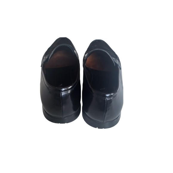 PRADA Men's Black leathet Slip On Loafers Dress Shoes Size ; 7 Made in Italy - Picture 8 of 12